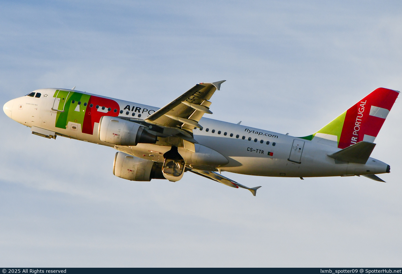Photo of CS-TTR - Airbus A319-112 operated by TAP Air Portugal