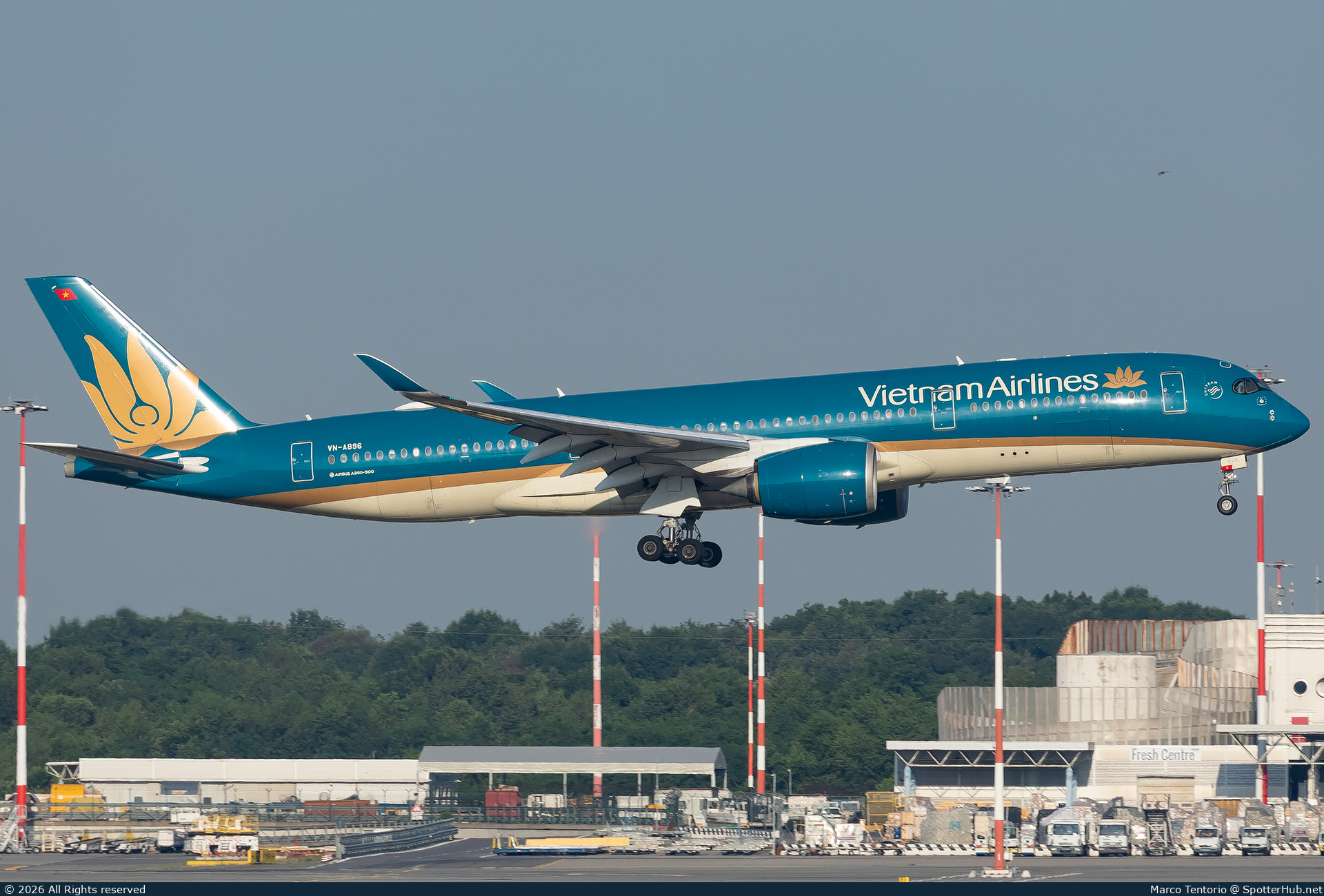 Photo of VN-A896 - Airbus A350-941 operated by Vietnam Airlines