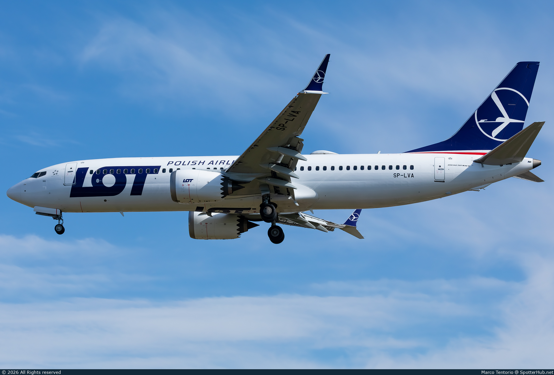 Photo of SP-LVA - Boeing 737 MAX 8 operated by LOT Polish Airlines