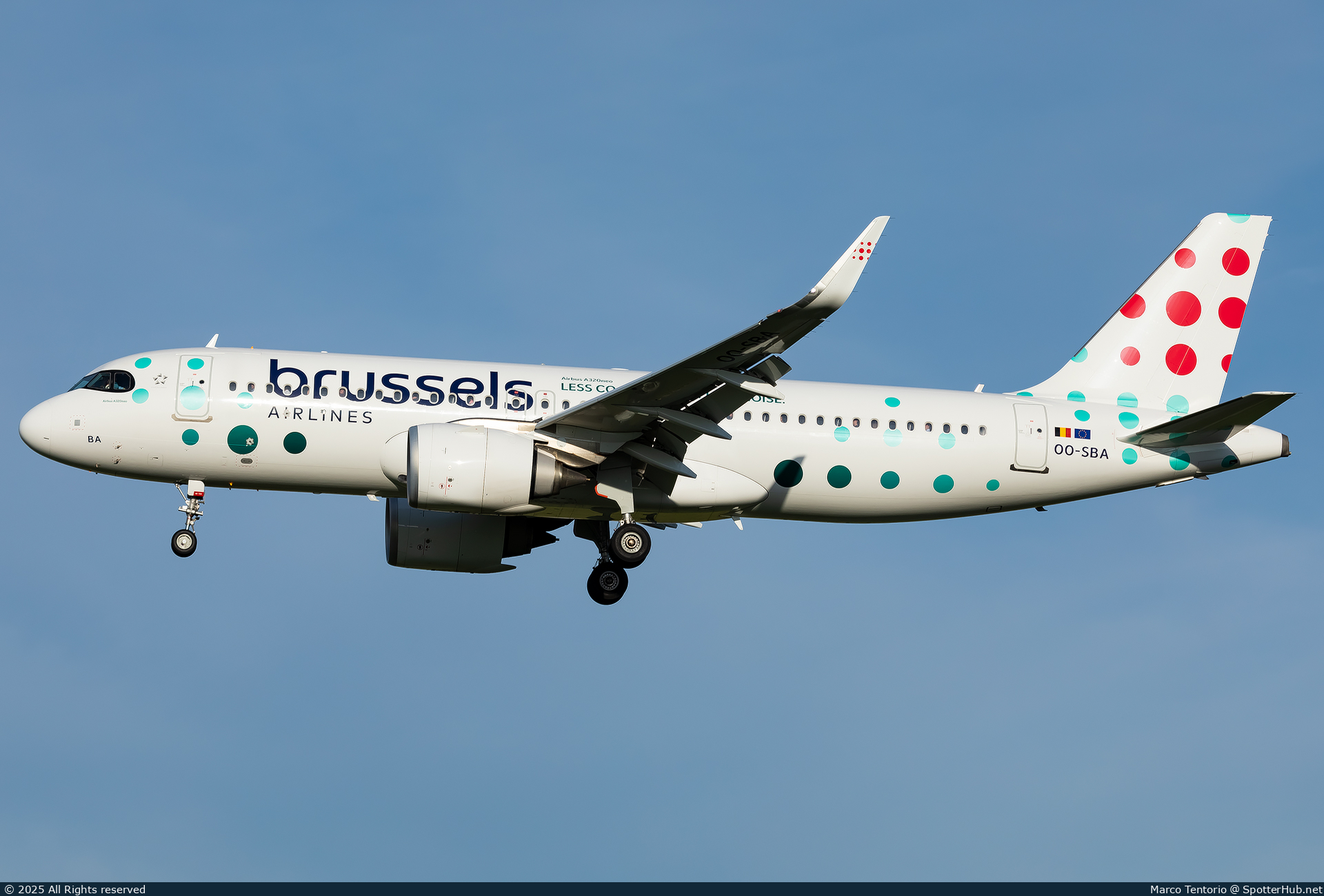 Photo of OO-SBA - Airbus A320-251N operated by Brussels Airlines