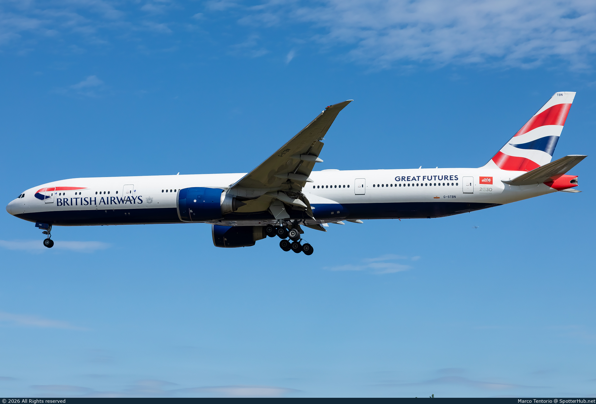 Photo of G-STBN - Boeing 777-336(ER) operated by British Airways