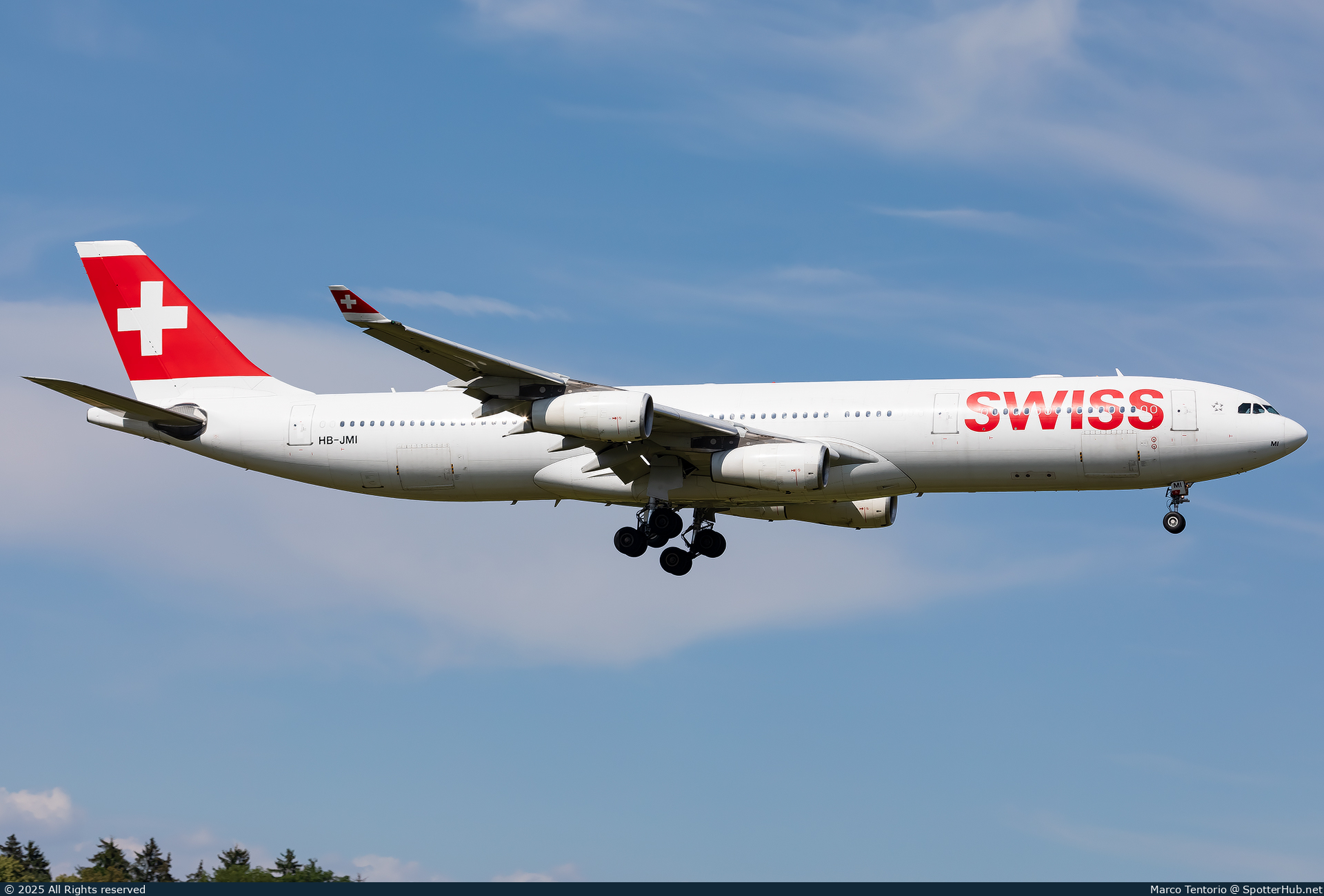 Photo of HB-JMI - Airbus A340-313 operated by Swiss International Air Lines