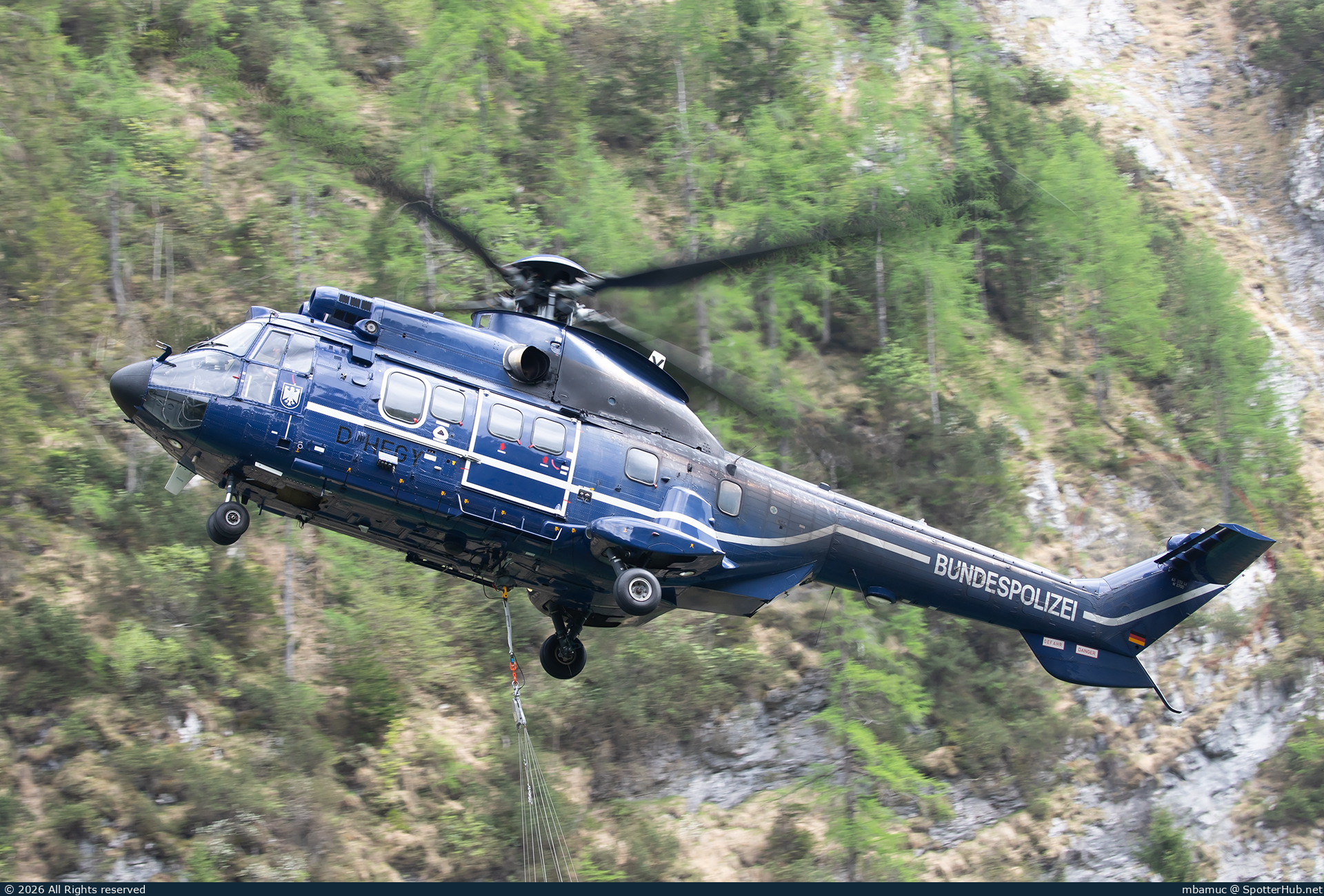 Photo of D-HEGY - Aérospatiale AS332L1 Super Puma operated by German Police - Bundespolizei
