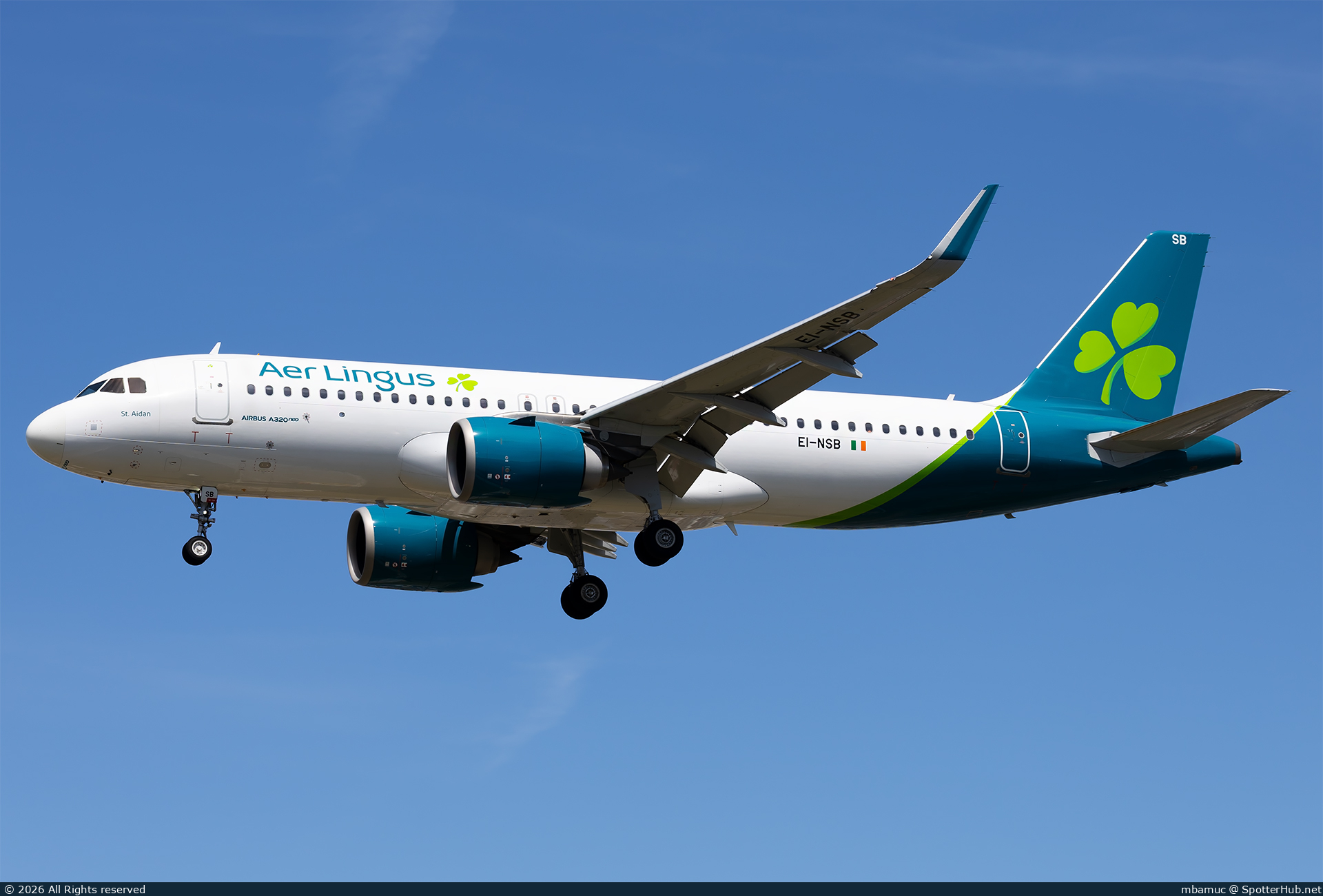 Photo of EI-NSB - Airbus A320-251N operated by Aer Lingus