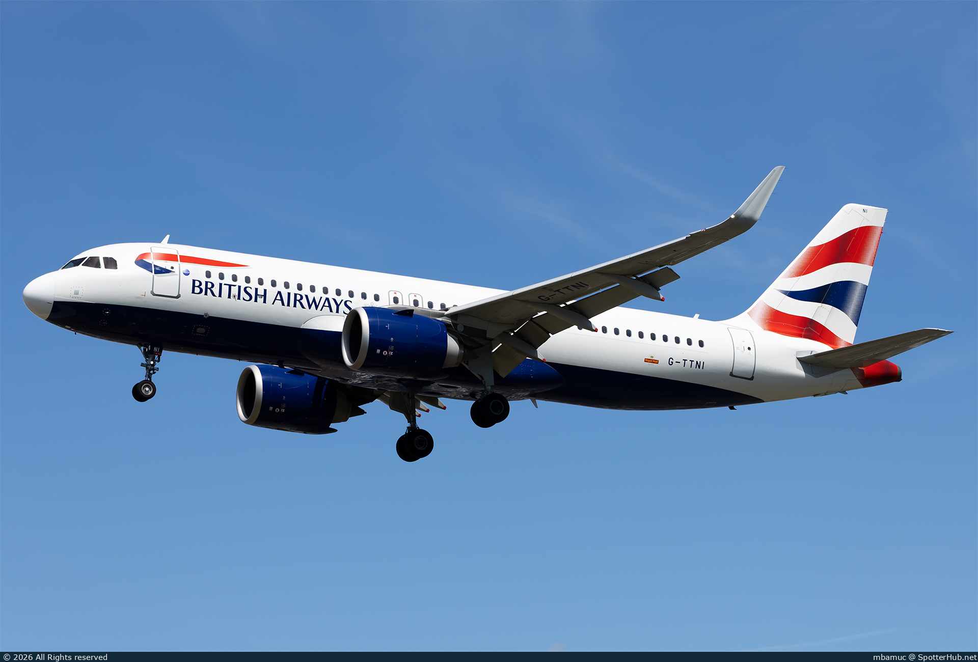 Photo of G-TTNI - Airbus A320-251N operated by British Airways