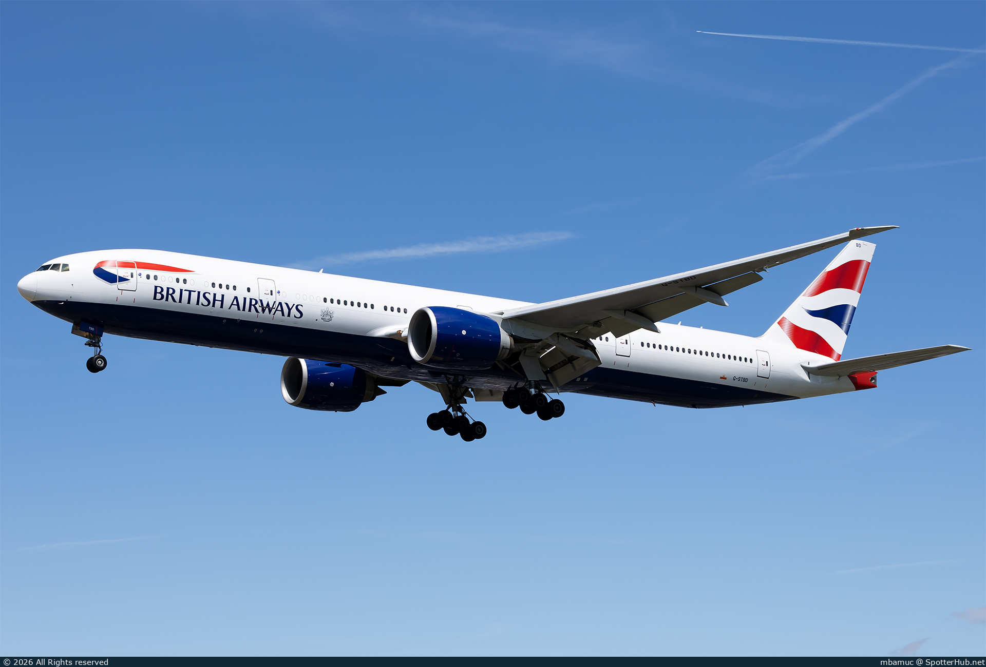 Photo of G-STBD - Boeing 777-36N(ER) operated by British Airways
