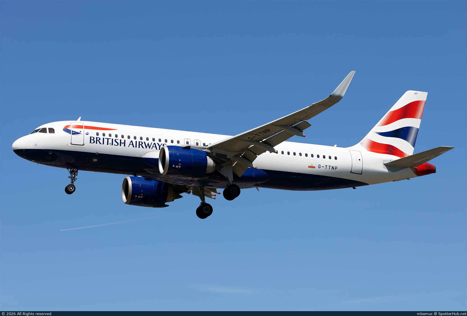 Photo of G-TTNP - Airbus A320-251N operated by British Airways
