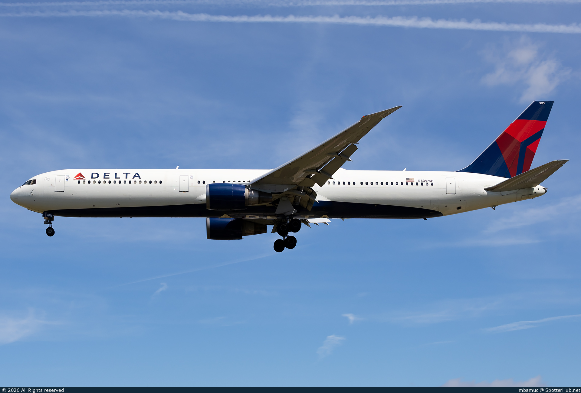 Photo of N839MH - Boeing 767-432(ER) operated by Delta Air Lines