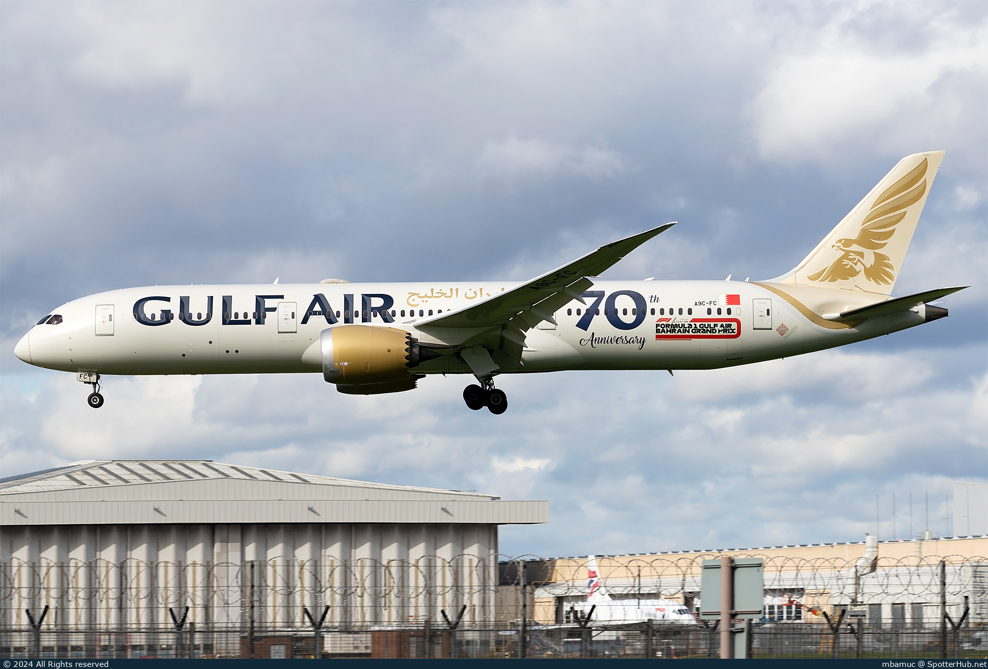 Photo of A9C-FC - Boeing 787-9 Dreamliner operated by Gulf Air