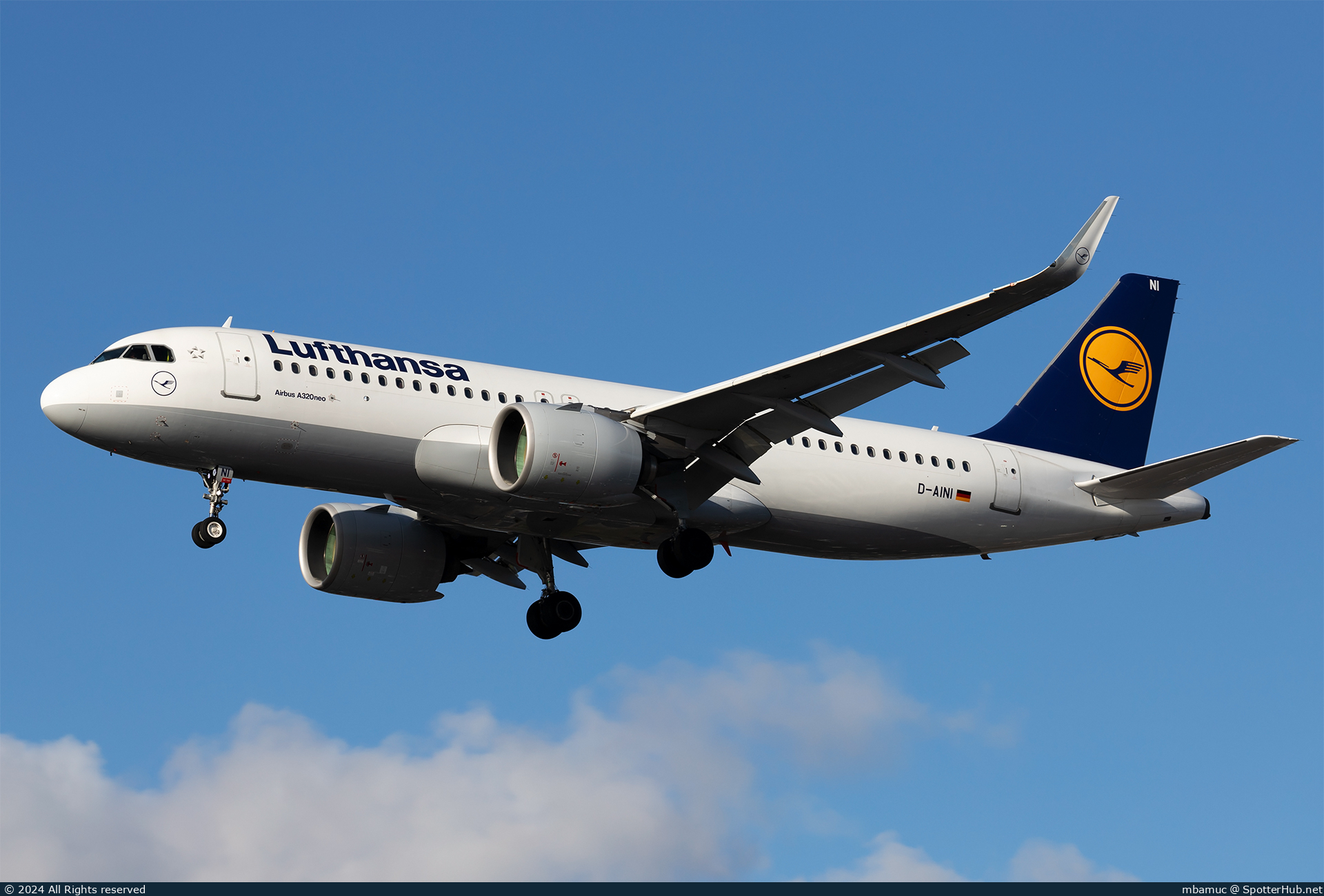 Photo of D-AINI - Airbus A320-271N operated by Lufthansa