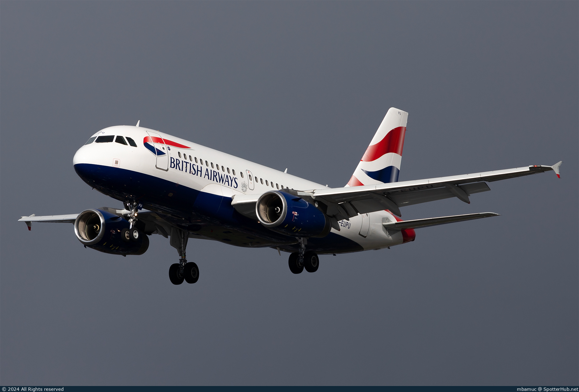 Photo of G-EUPU - Airbus A319-131 operated by British Airways