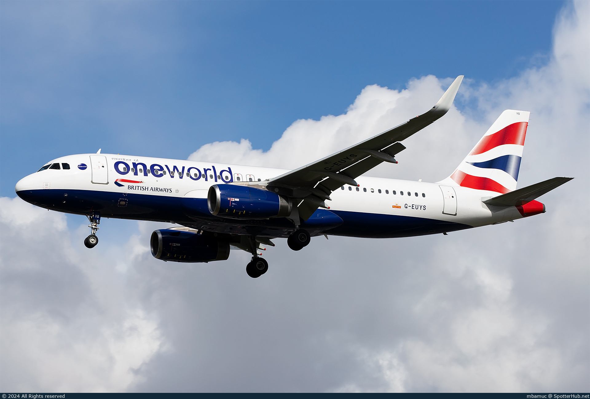 Photo of G-EUYS - Airbus A320-232 operated by British Airways