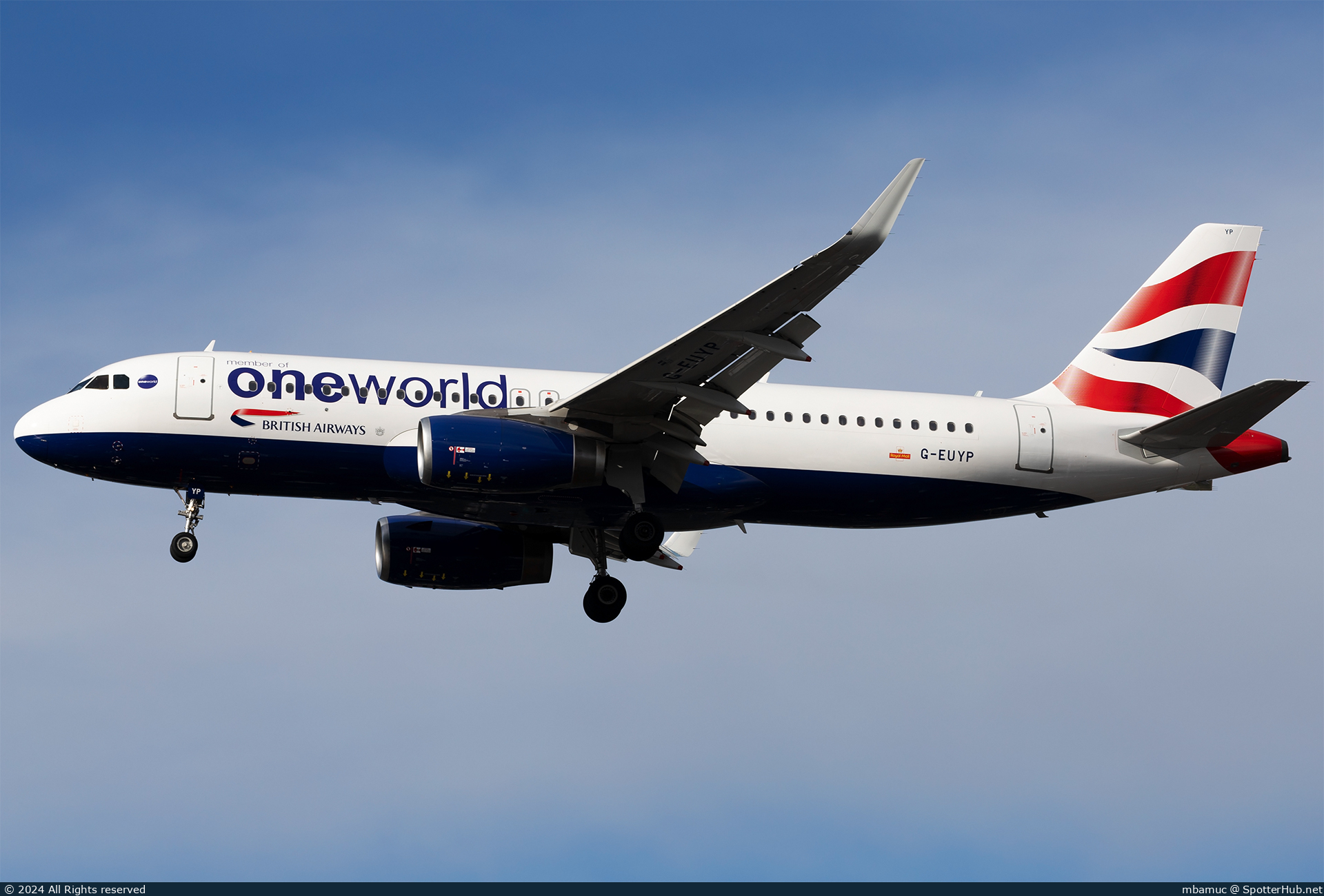 Photo of G-EUYP - Airbus A320-232 operated by British Airways
