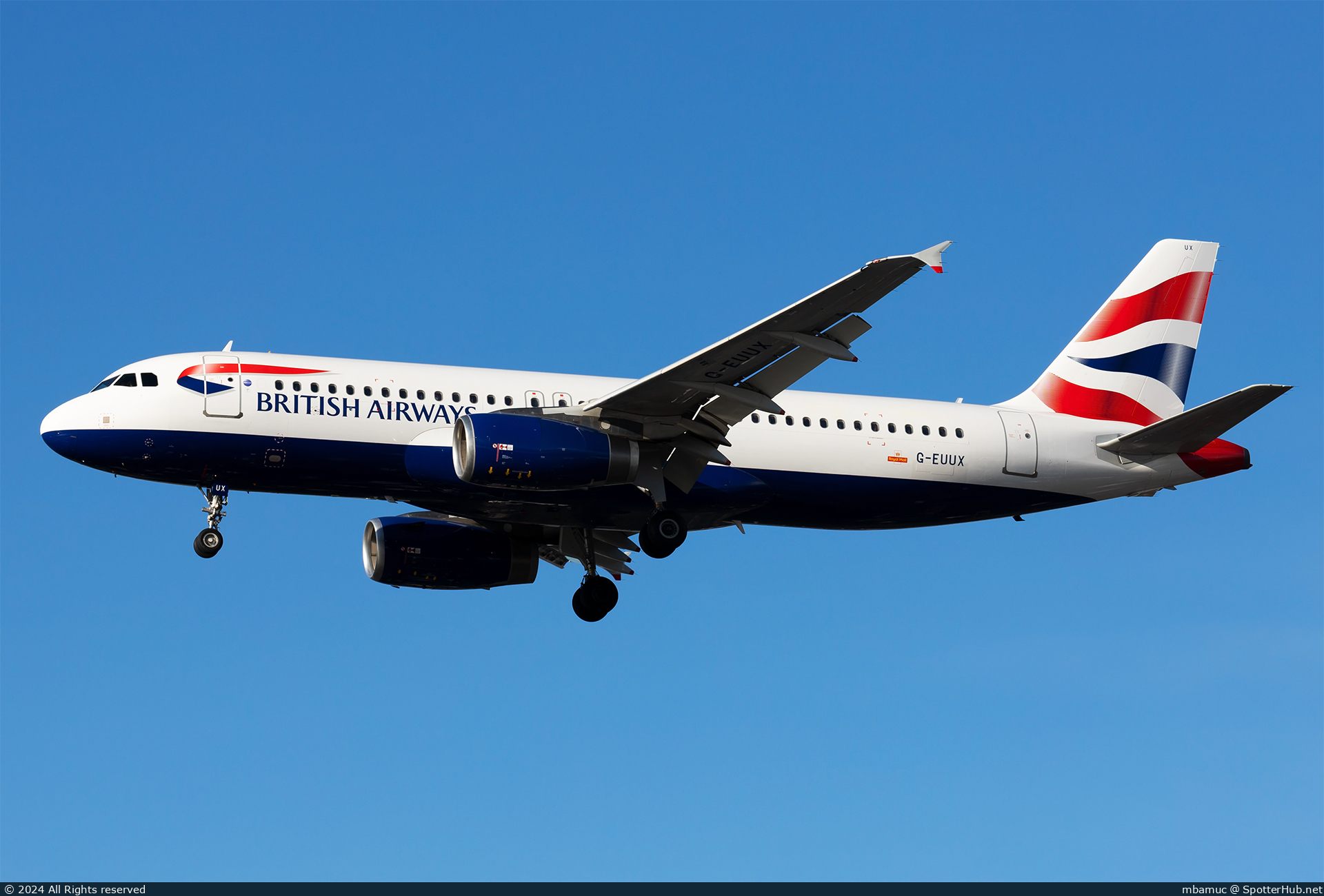 Photo of G-EUUX - Airbus A320-232 operated by British Airways