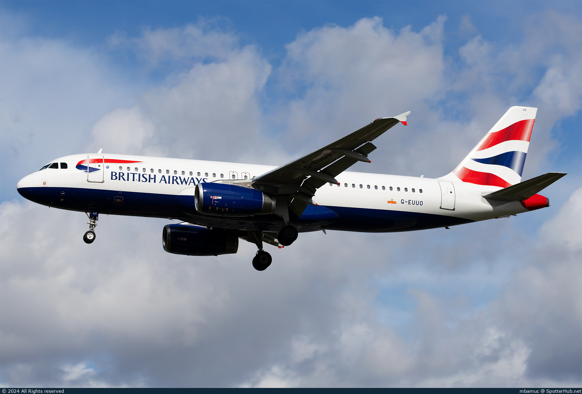 Photo of G-EUUO - Airbus A320-232 operated by British Airways