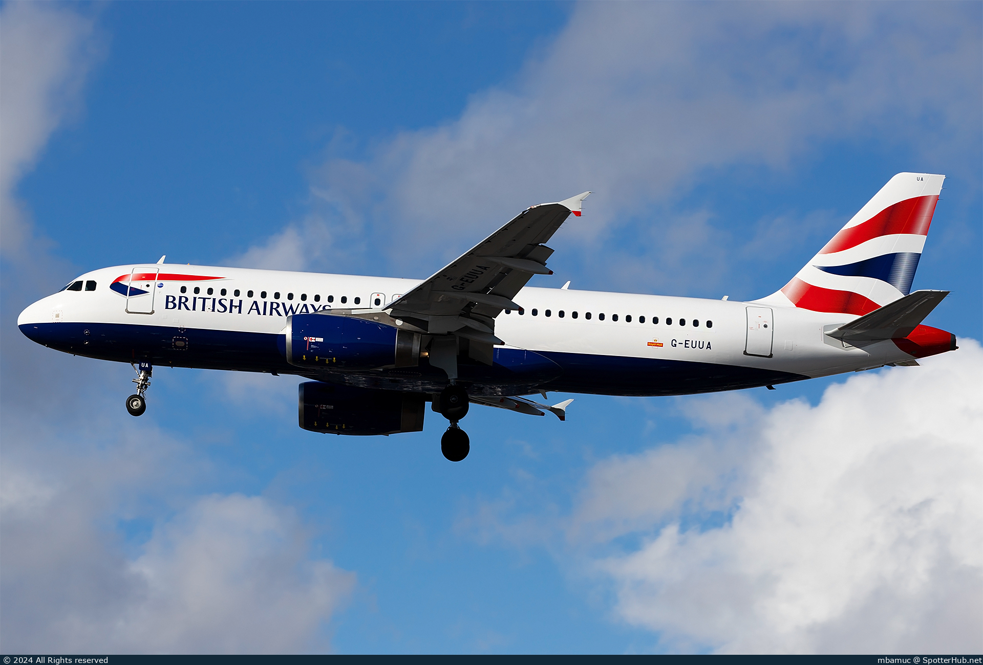 Photo of G-EUUA - Airbus A320-232 operated by British Airways