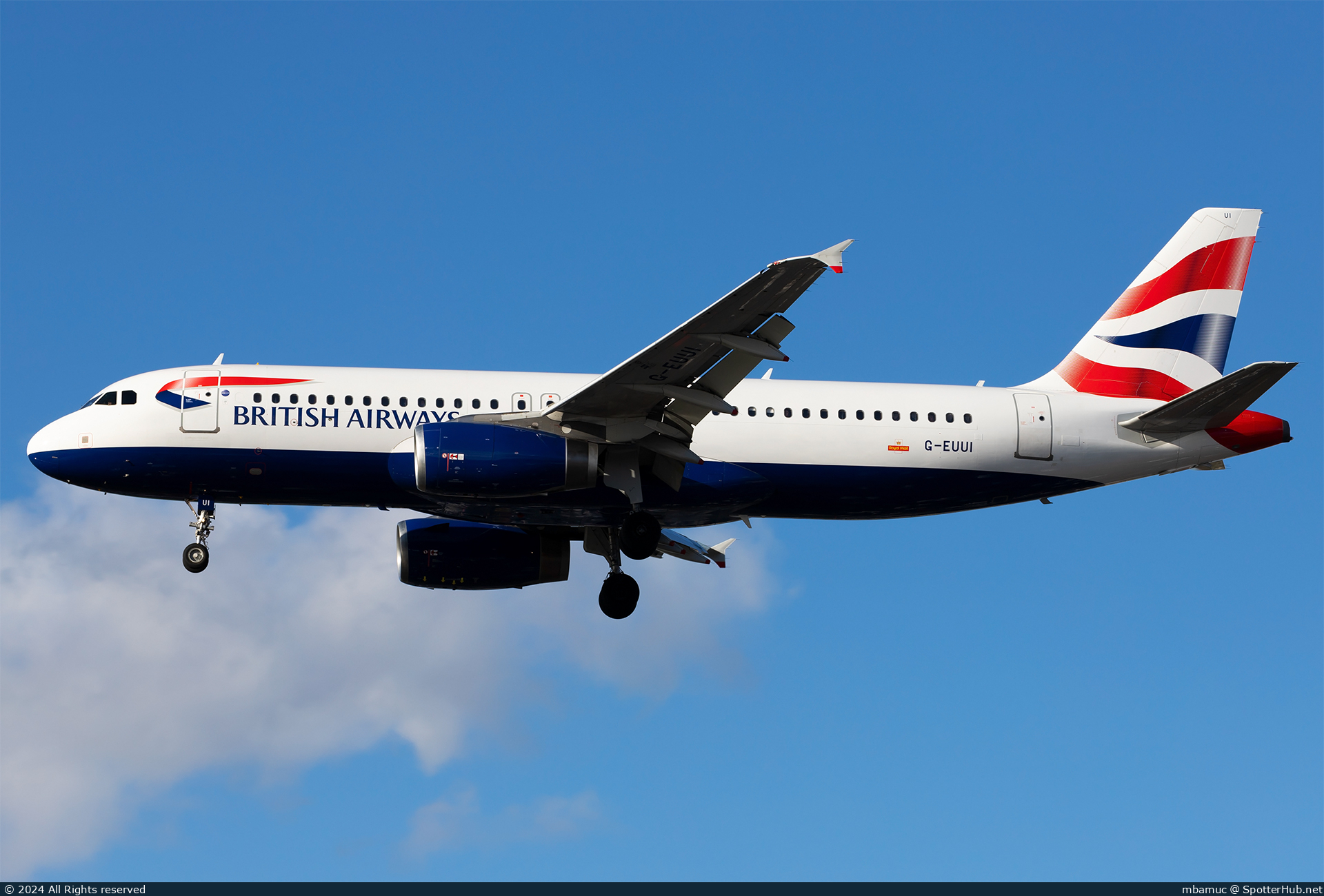 Photo of G-EUUI - Airbus A320-232 operated by British Airways
