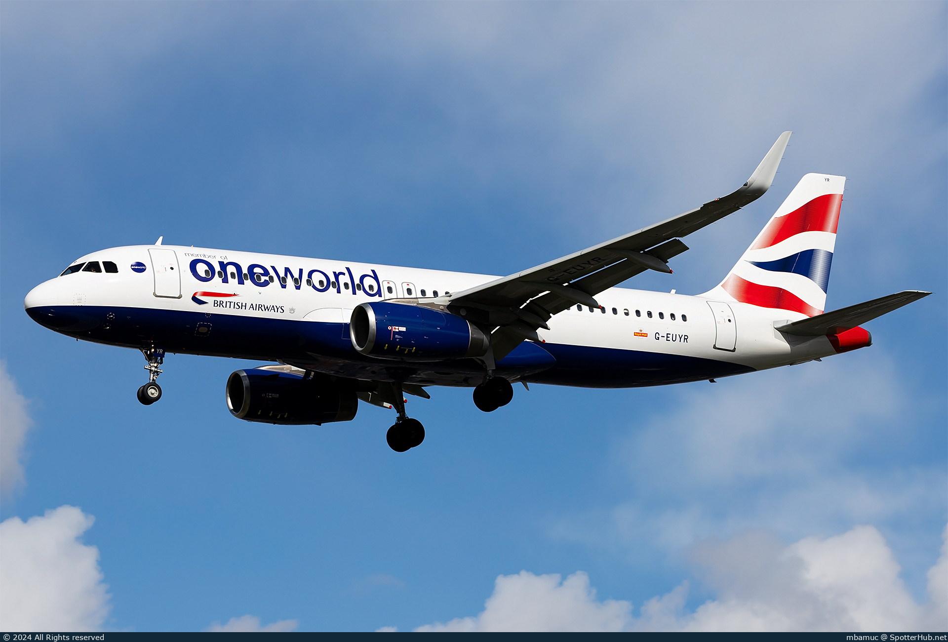 Photo of G-EUYR - Airbus A320-232 operated by British Airways