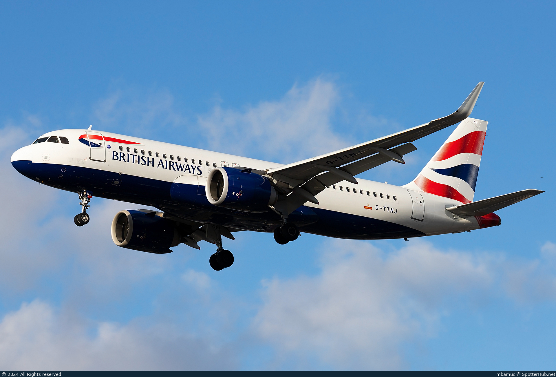 Photo of G-TTNJ - Airbus A320-251N operated by British Airways