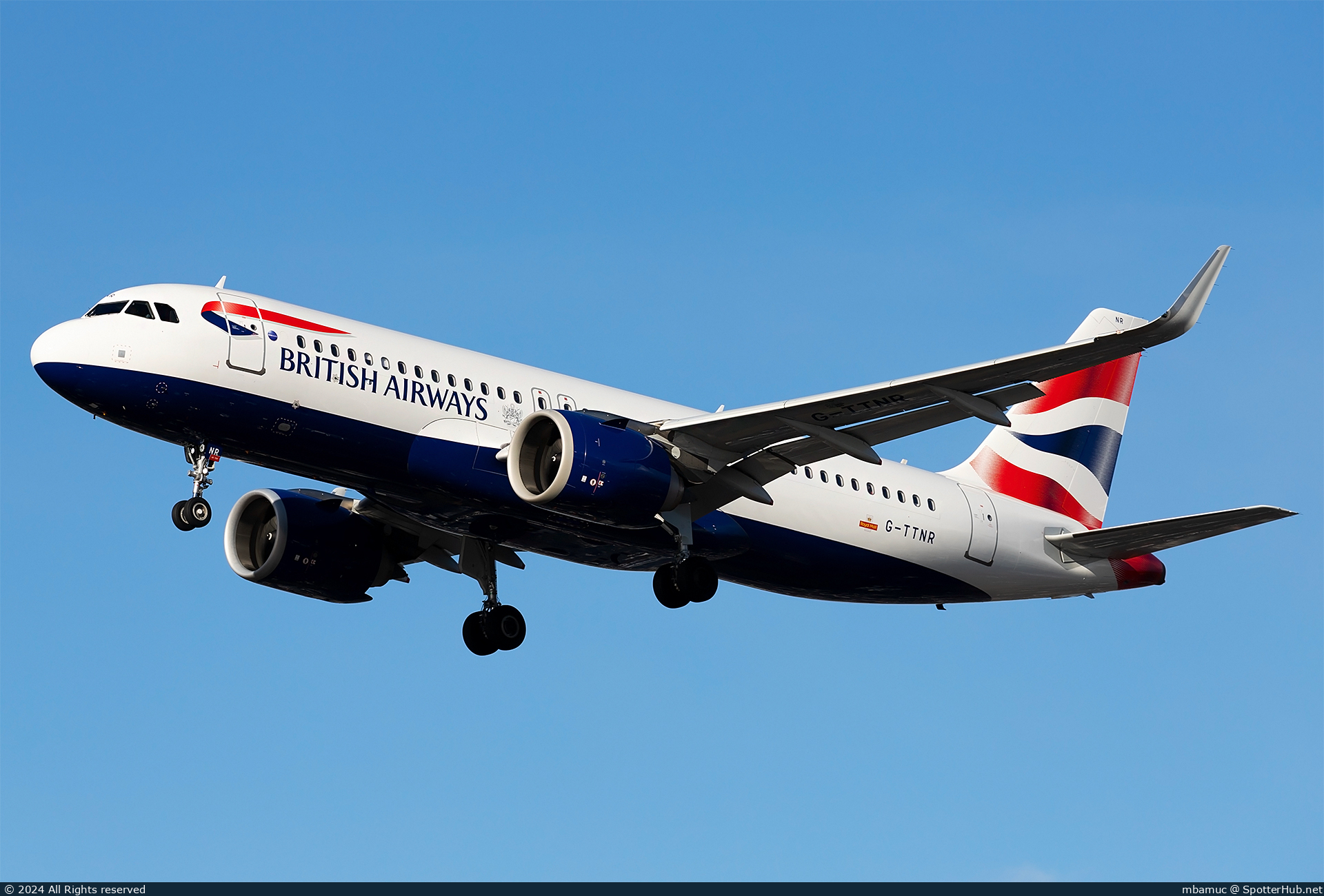 Photo of G-TTNR - Airbus A320-251N operated by British Airways