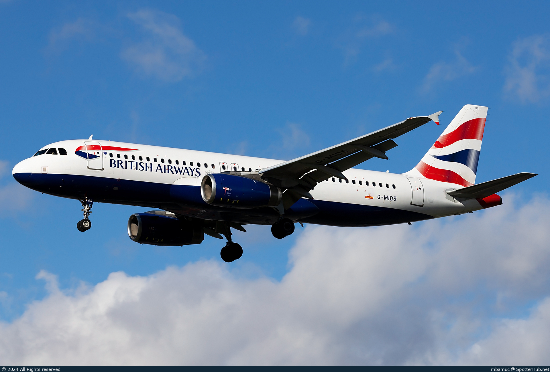 Photo of G-MIDS - Airbus A320-232 operated by British Airways