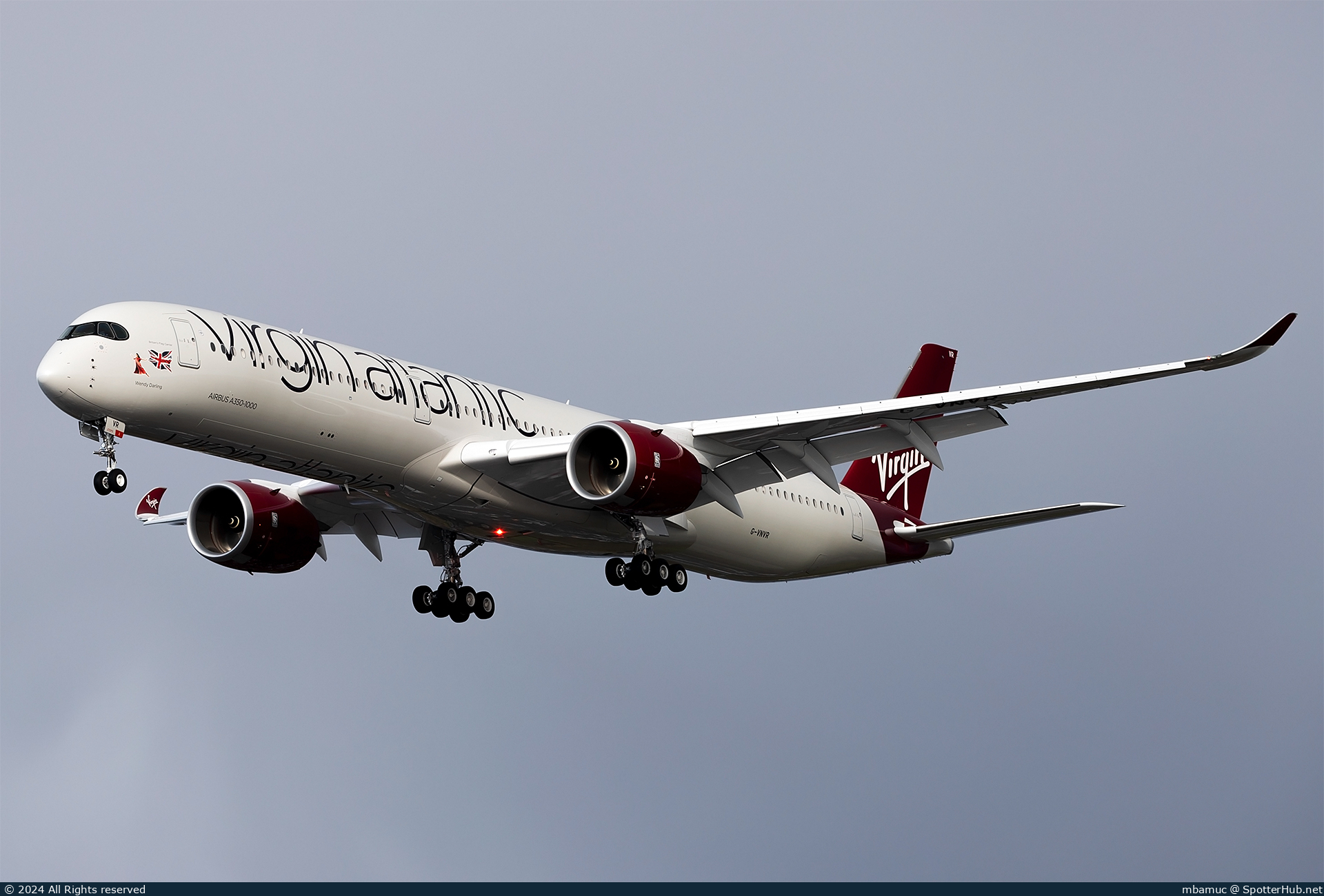 Photo of G-VNVR - Airbus A350-1041 operated by Virgin Atlantic Airways
