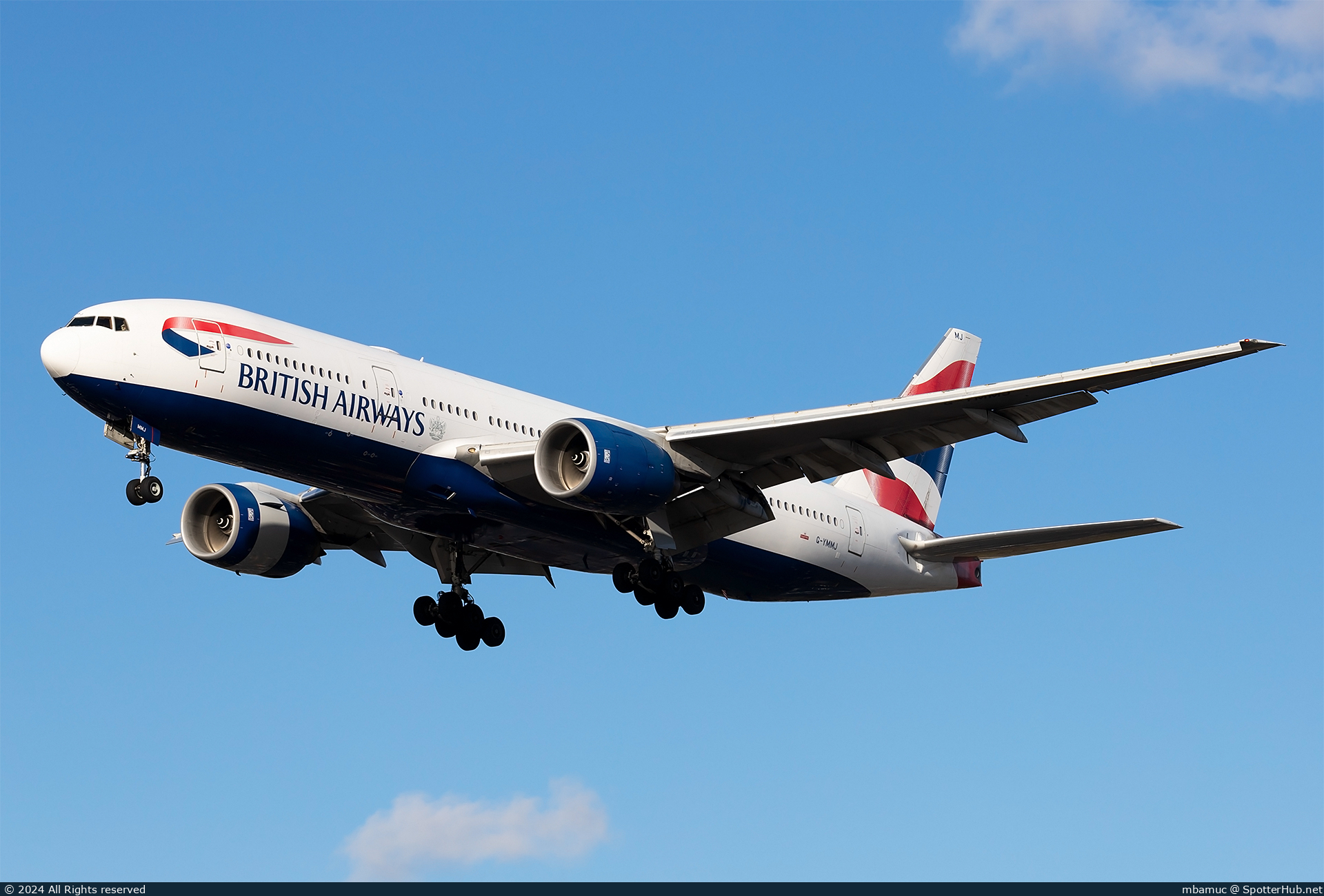 Photo of G-YMMJ - Boeing 777-236(ER) operated by British Airways