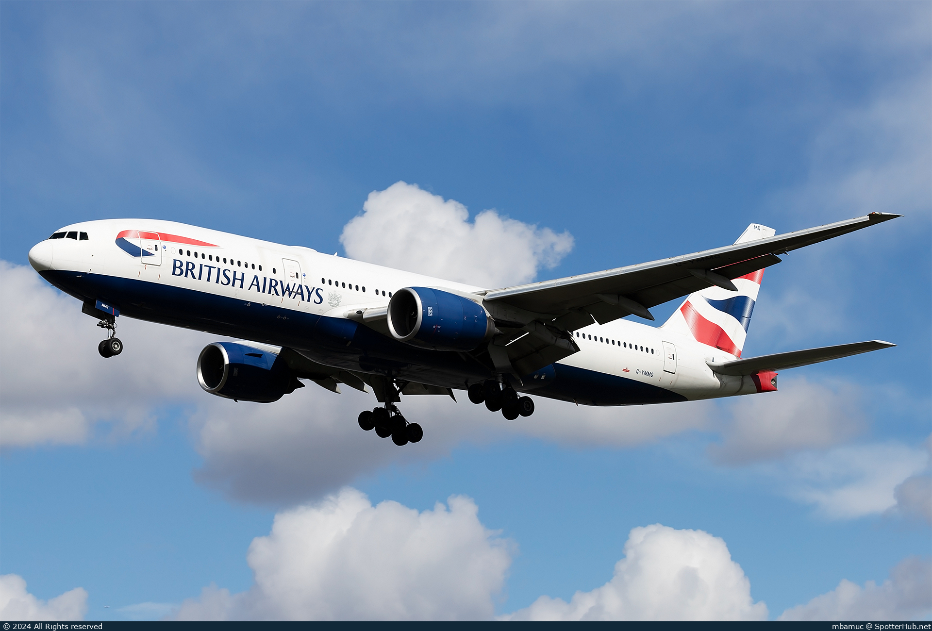 Photo of G-YMMG - Boeing 777-236(ER) operated by British Airways