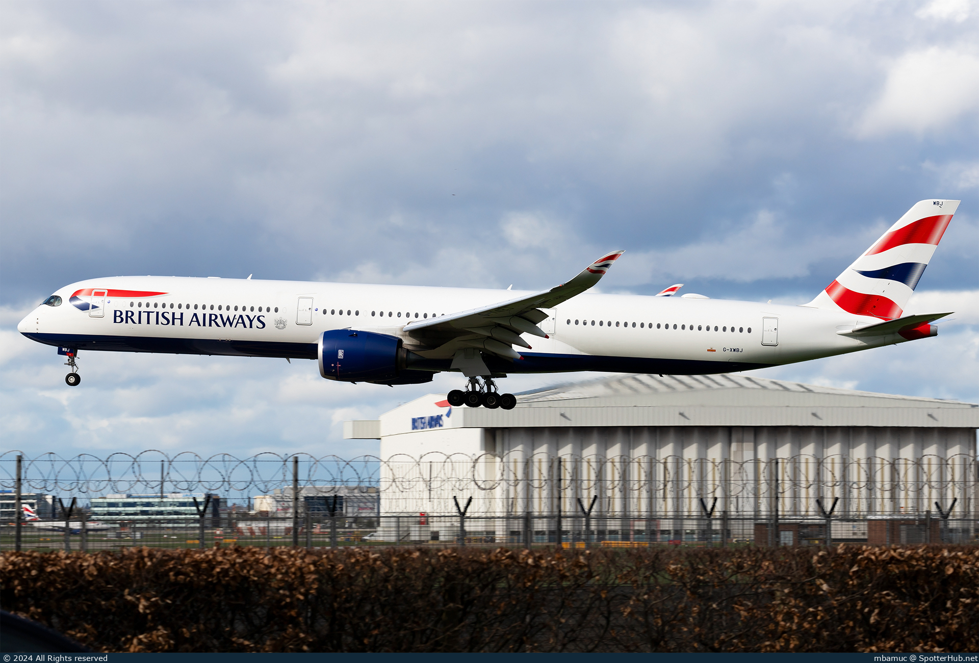 Photo of G-XWBJ - Airbus A350-1041 operated by British Airways