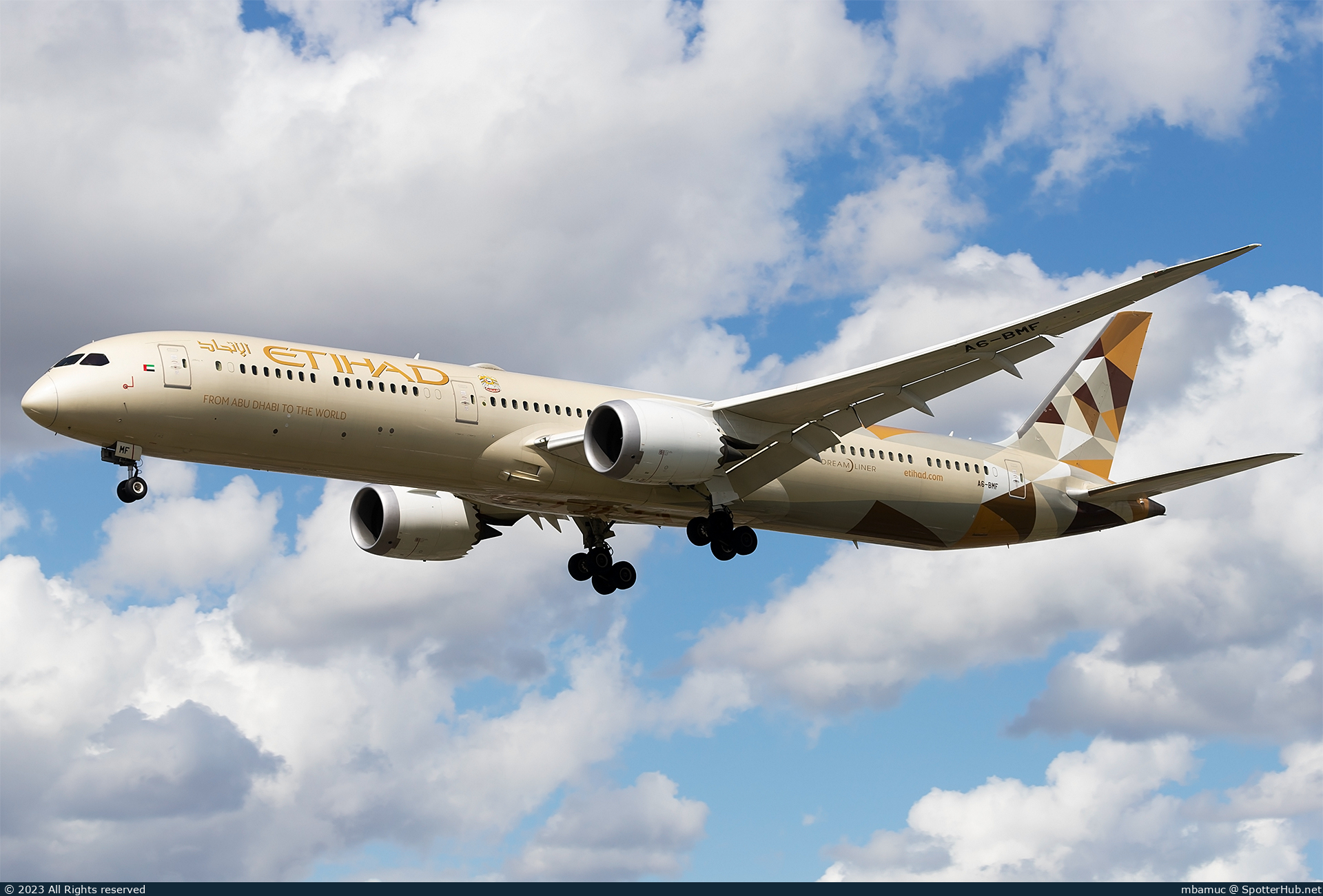 Photo of A6-BMF - Boeing 787-10 Dreamliner operated by Etihad Airways