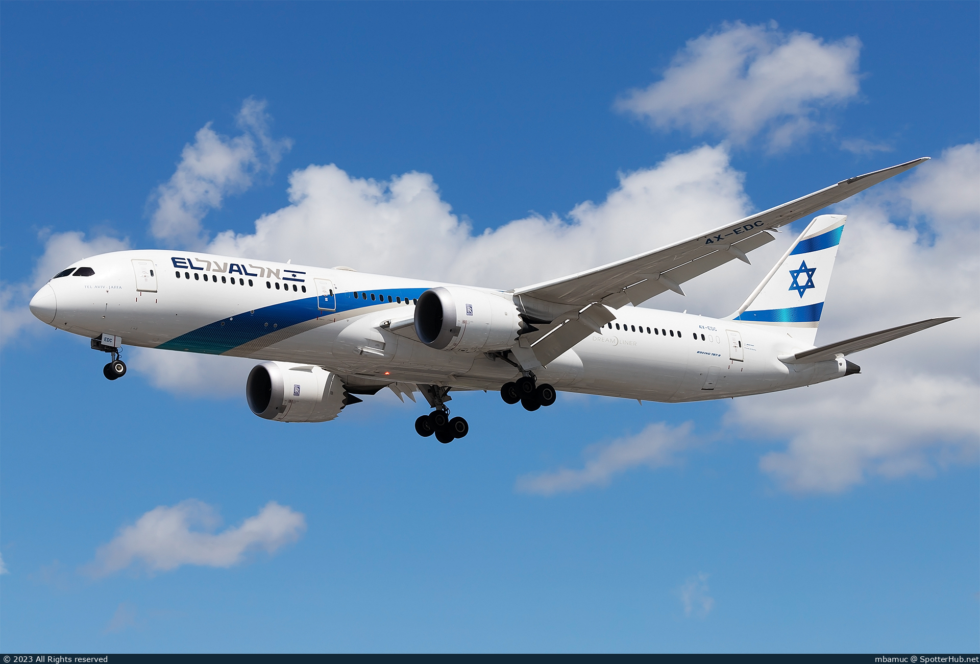 Photo of 4X-EDC - Boeing 787-9 Dreamliner operated by El Al Israel Airlines