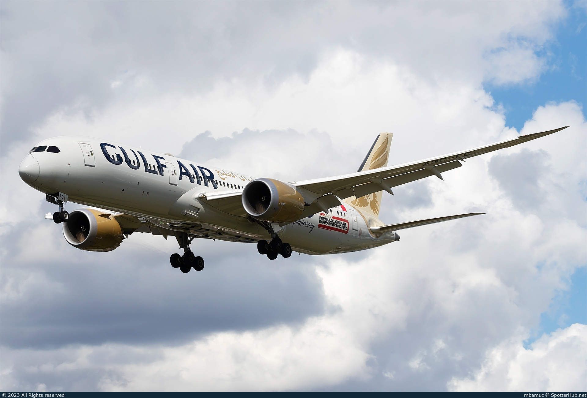 Photo of A9C-FC - Boeing 787-9 Dreamliner operated by Gulf Air