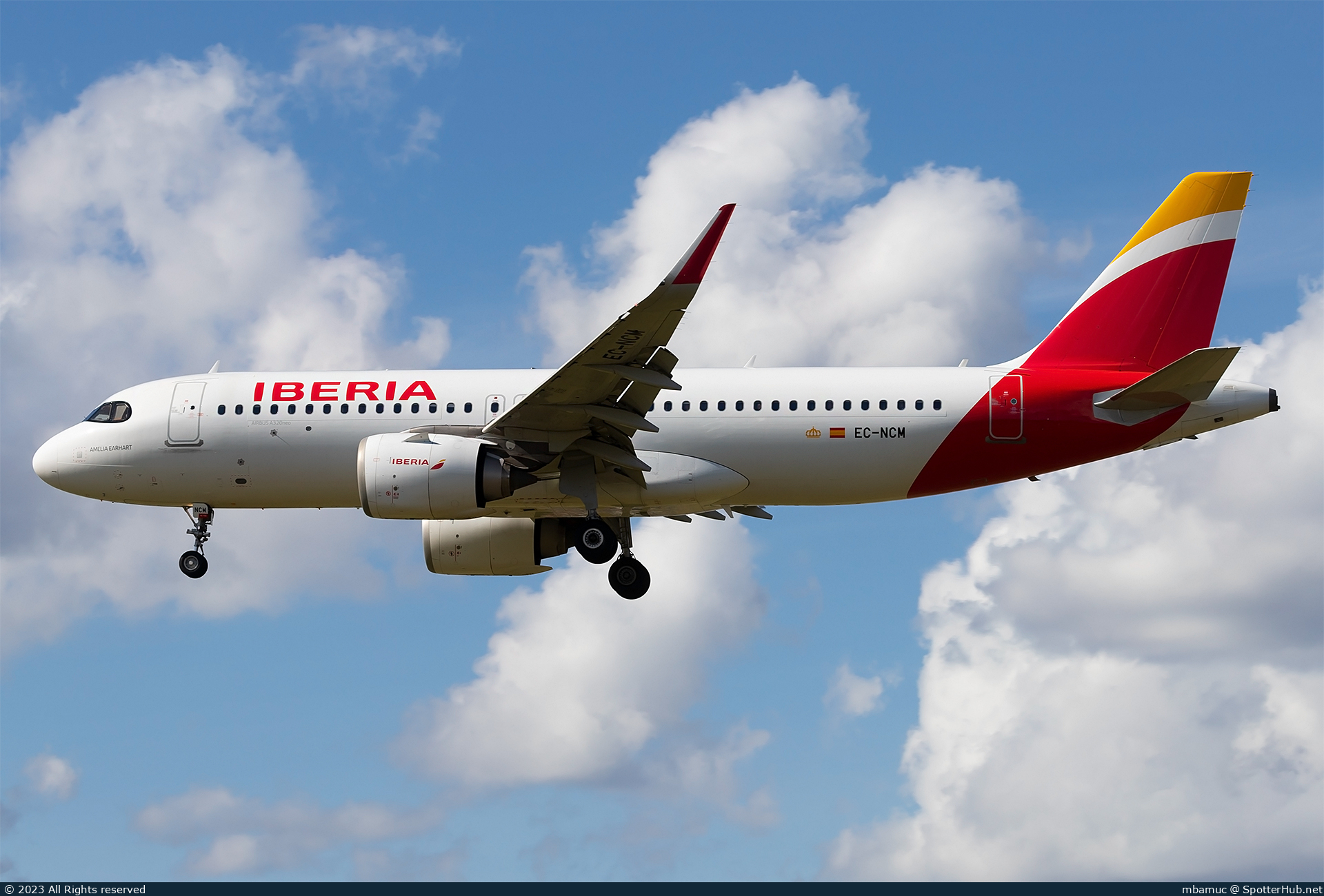 Photo of EC-NCM - Airbus A320-251N operated by Iberia