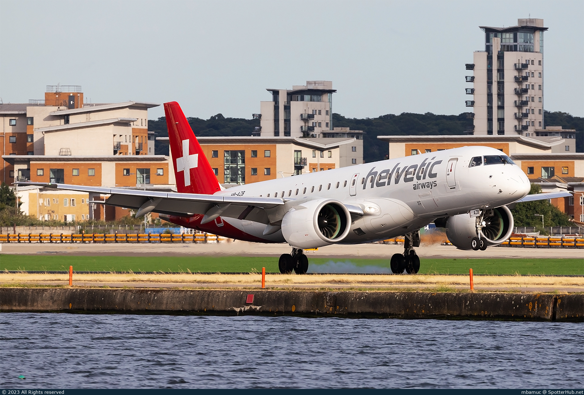 Photo of HB-AZB - Embraer ERJ-190-E2 operated by Helvetic Airways