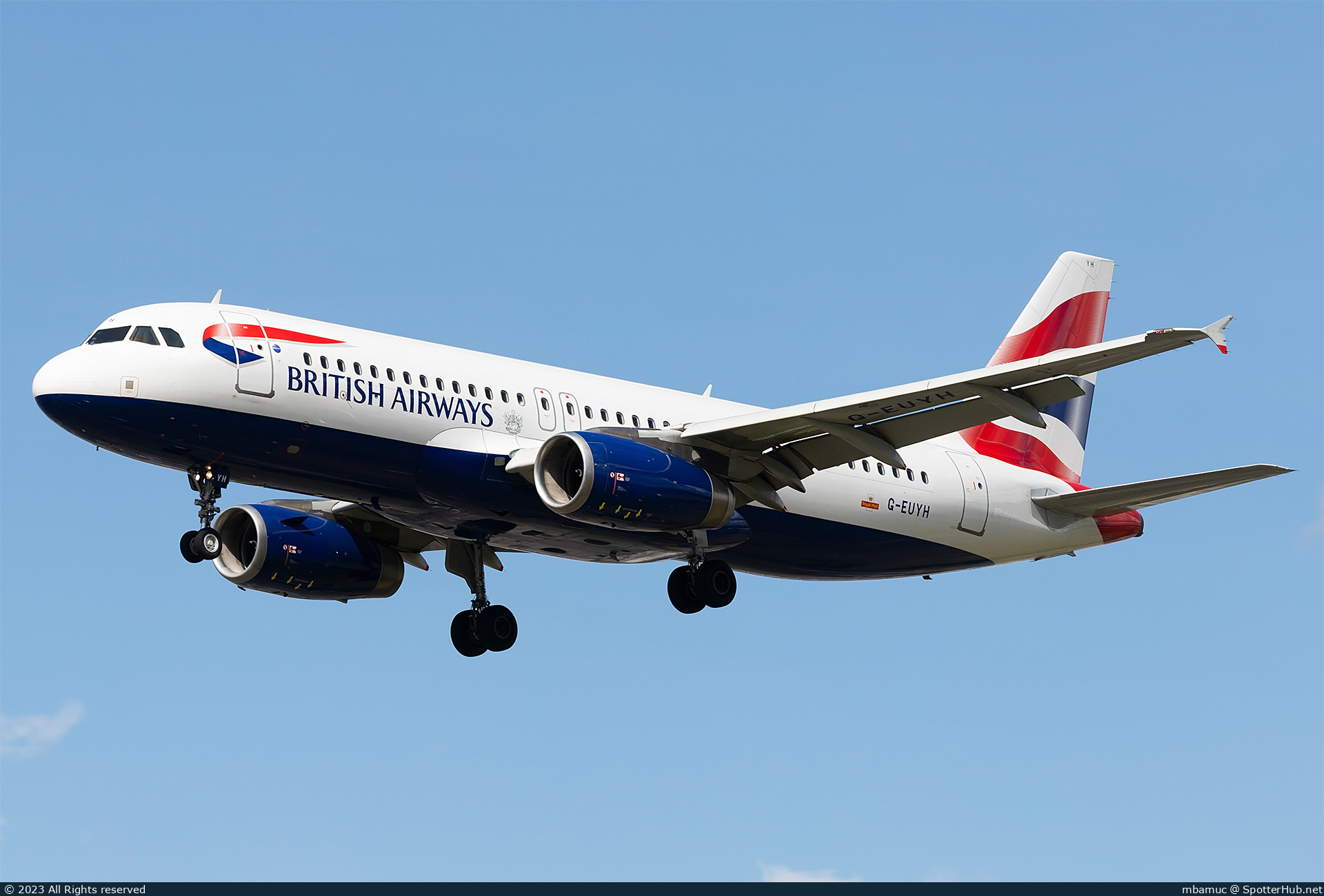 Photo of G-EUYH - Airbus A320-232 operated by British Airways