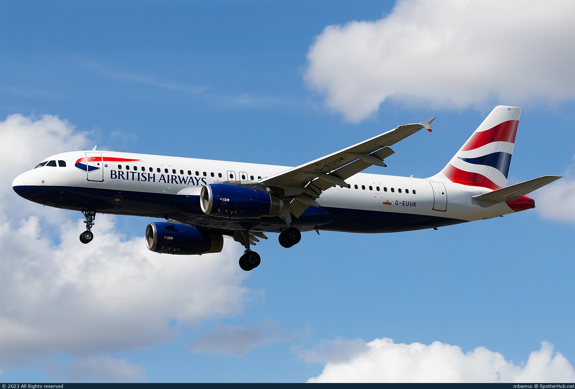 Photo of G-EUUK - Airbus A320-232 operated by British Airways