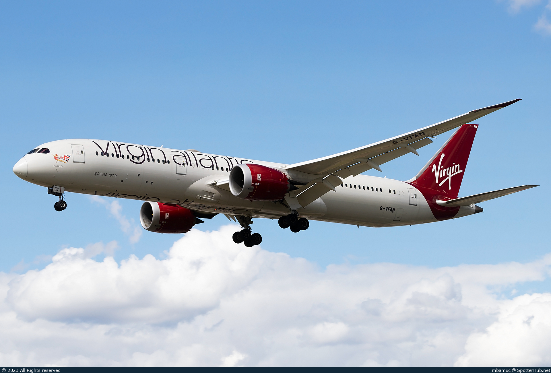 Photo of G-VFAN - Boeing 787-9 Dreamliner operated by Virgin Atlantic Airways