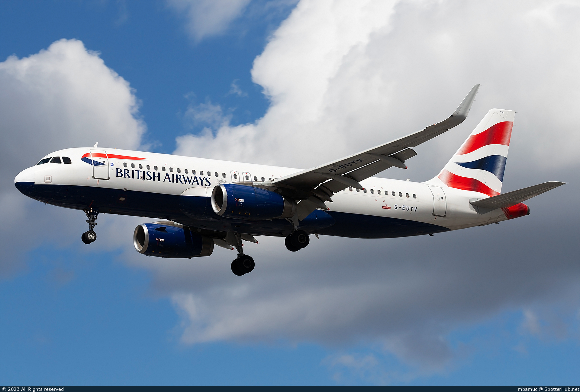 Photo of G-EUYV - Airbus A320-232 operated by British Airways