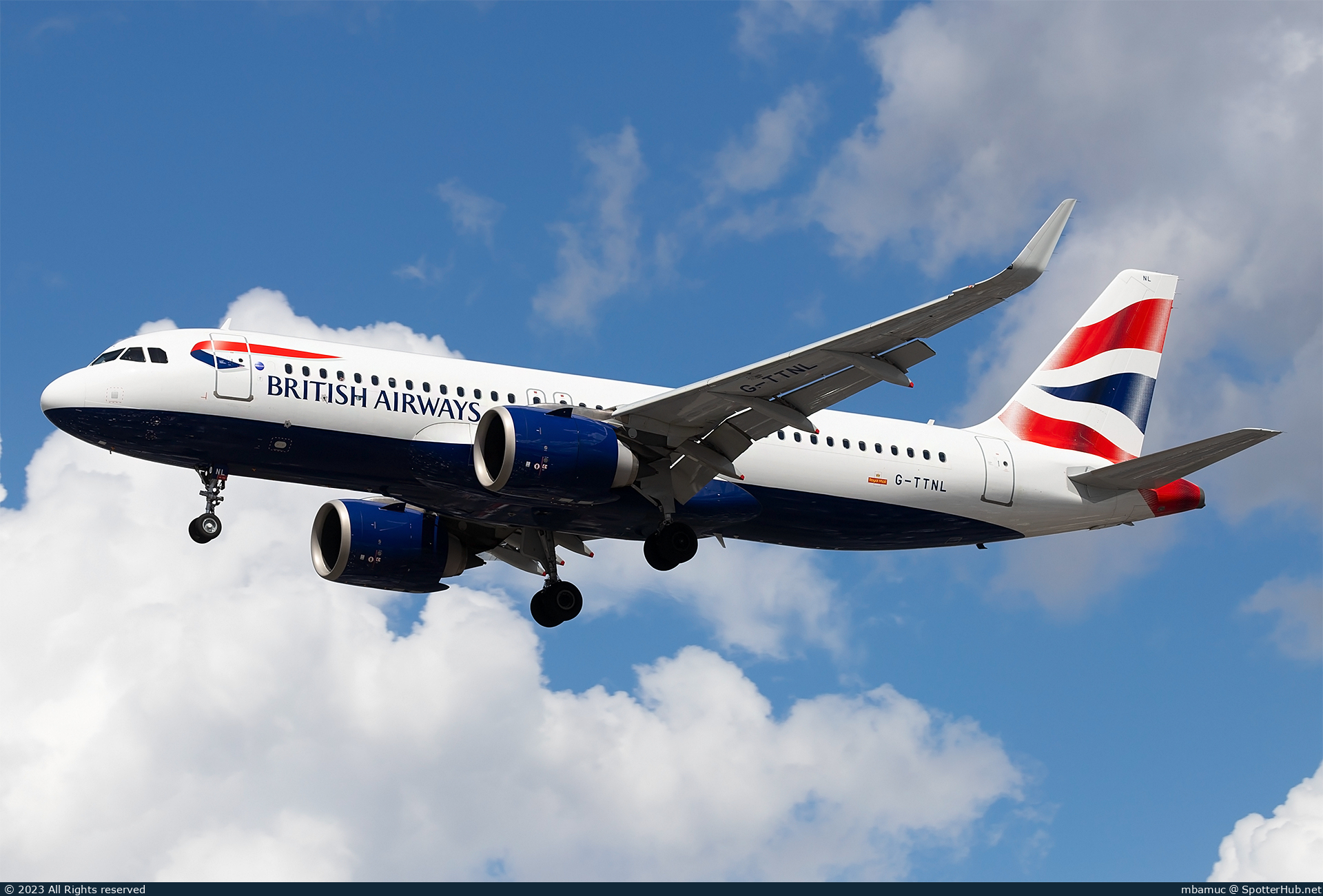 Photo of G-TTNL - Airbus A320-251N operated by British Airways