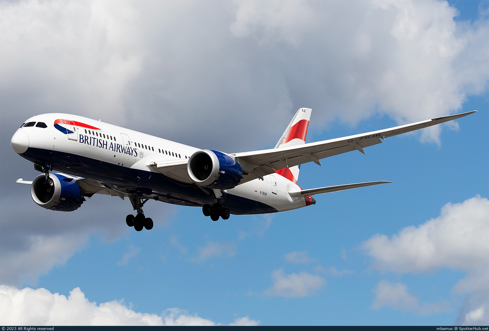 Photo of G-ZBJB - Boeing 787-8 Dreamliner operated by British Airways