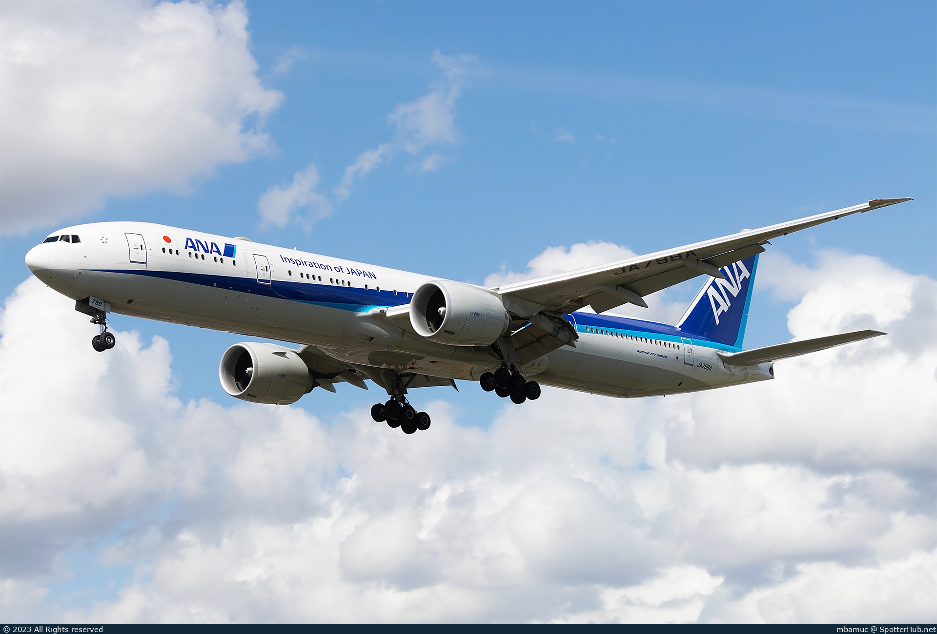 Photo of JA798A - Boeing 777-300(ER) operated by ANA All Nippon Airways