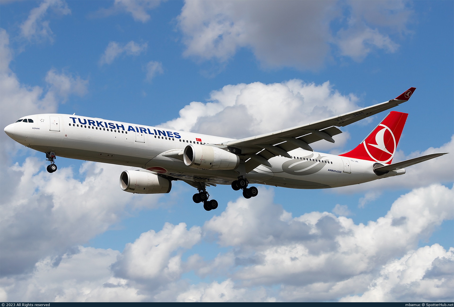 Photo of TC-JNI - Airbus A330-343 operated by Turkish Airlines