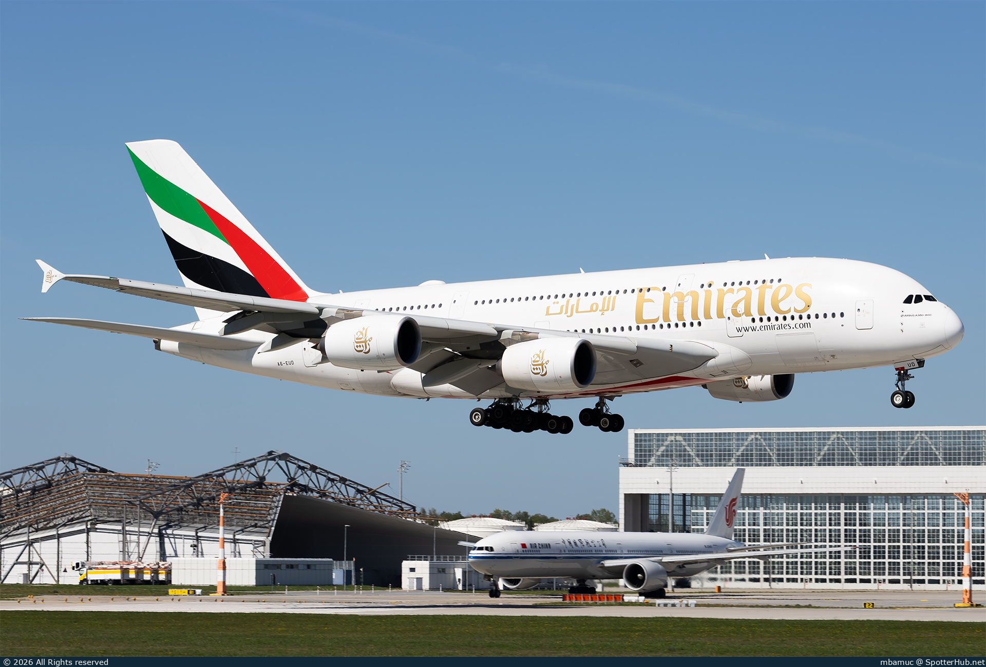 Photo of A6-EUD - Airbus A380-861 operated by Emirates