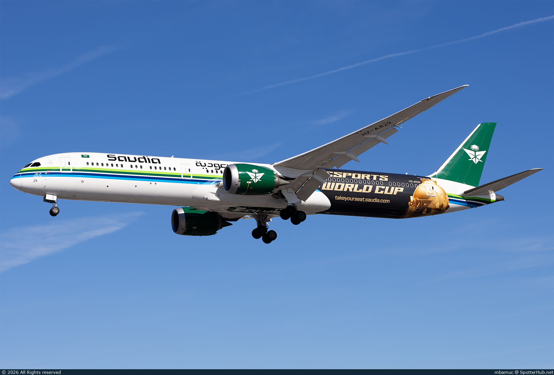 Photo of HZ-AR29 - Boeing 787-10 Dreamliner operated by Saudia