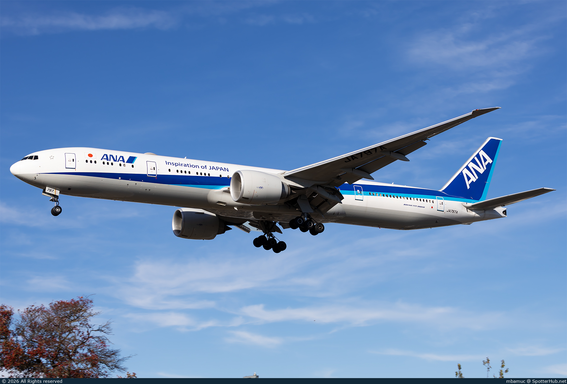 Photo of JA797A - Boeing 777-300(ER) operated by ANA All Nippon Airways