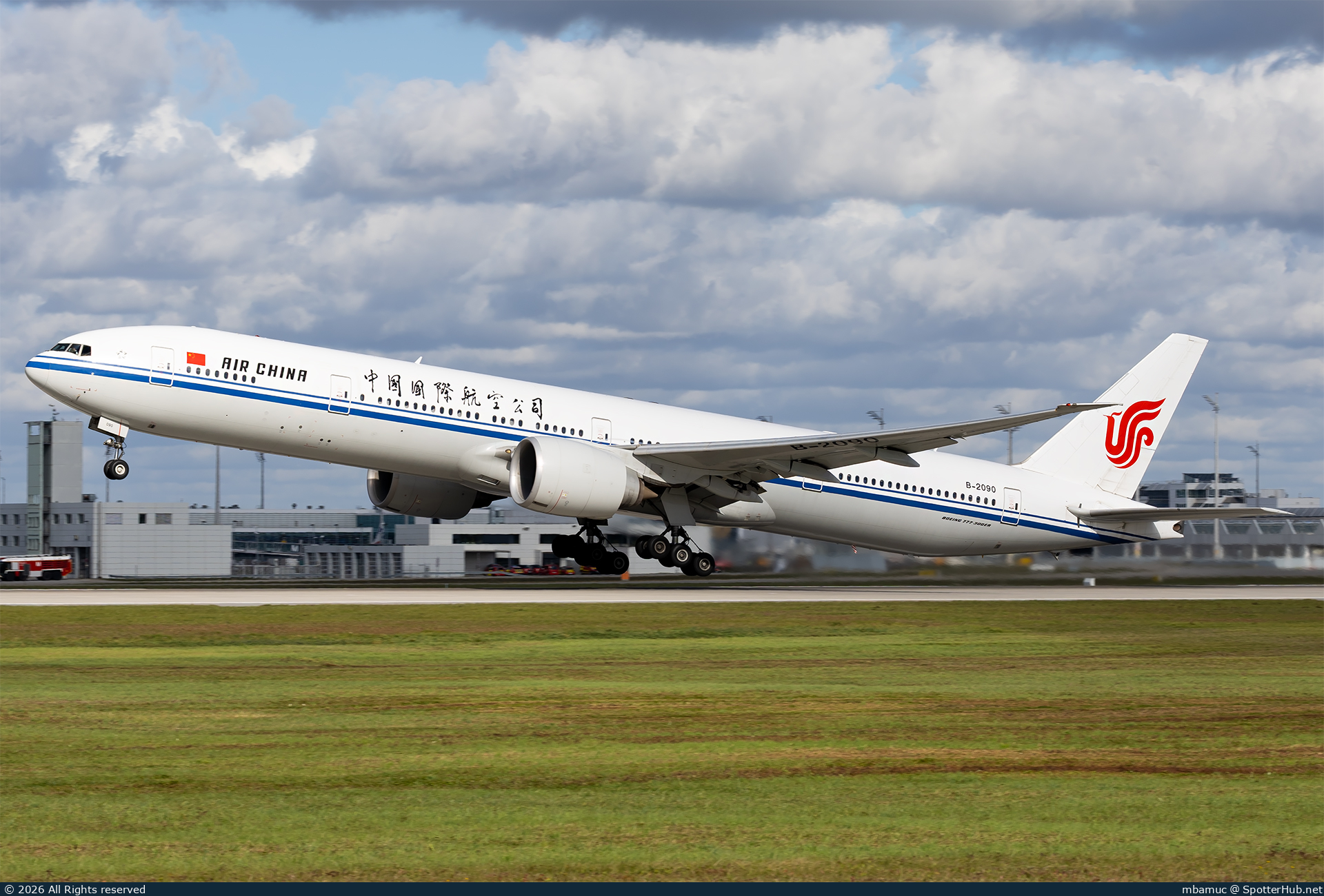Photo of B-2090 - Boeing 777-39L(ER) operated by Air China