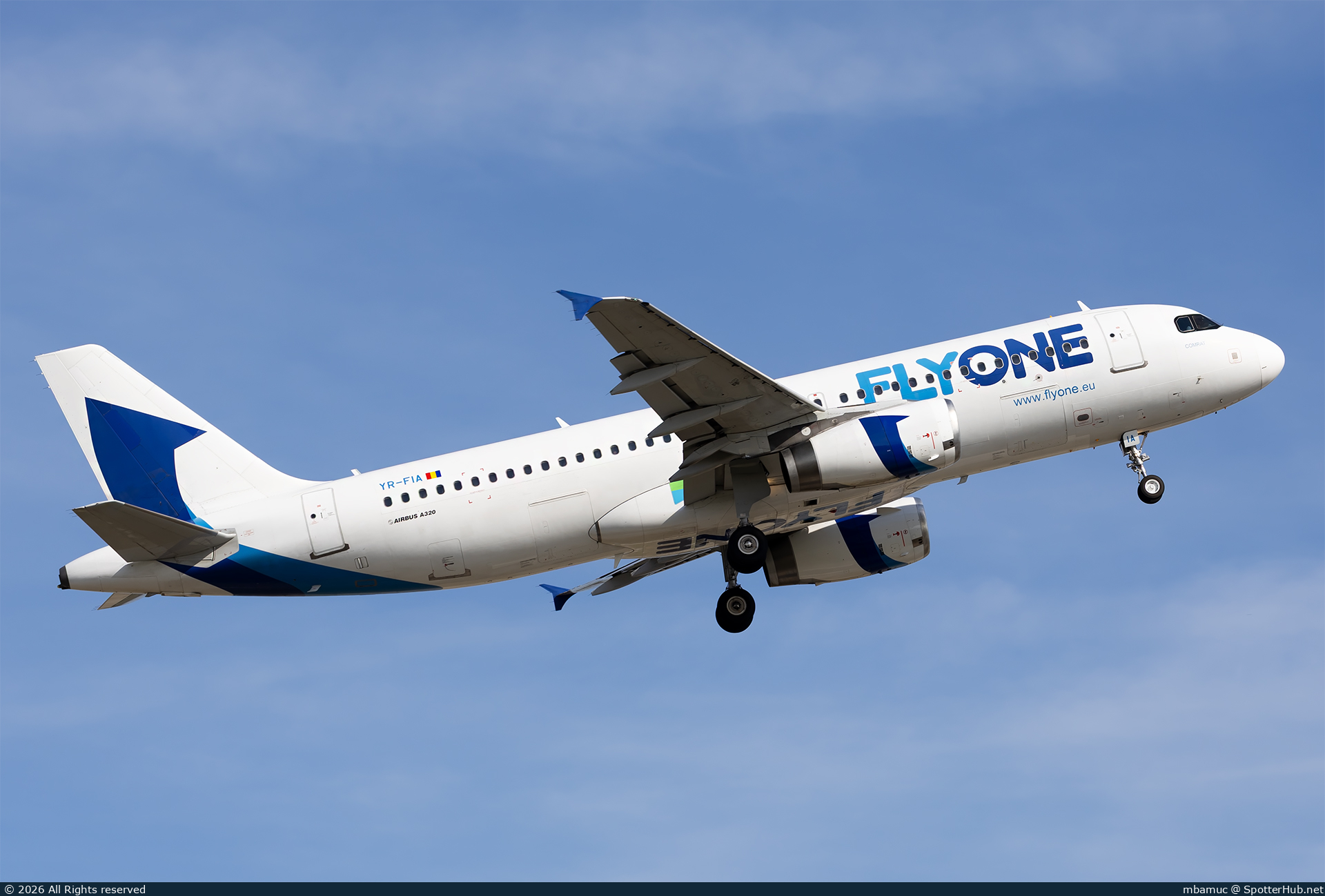 Photo of YR-FIA - Airbus A320-233 operated by FlyOne Romania
