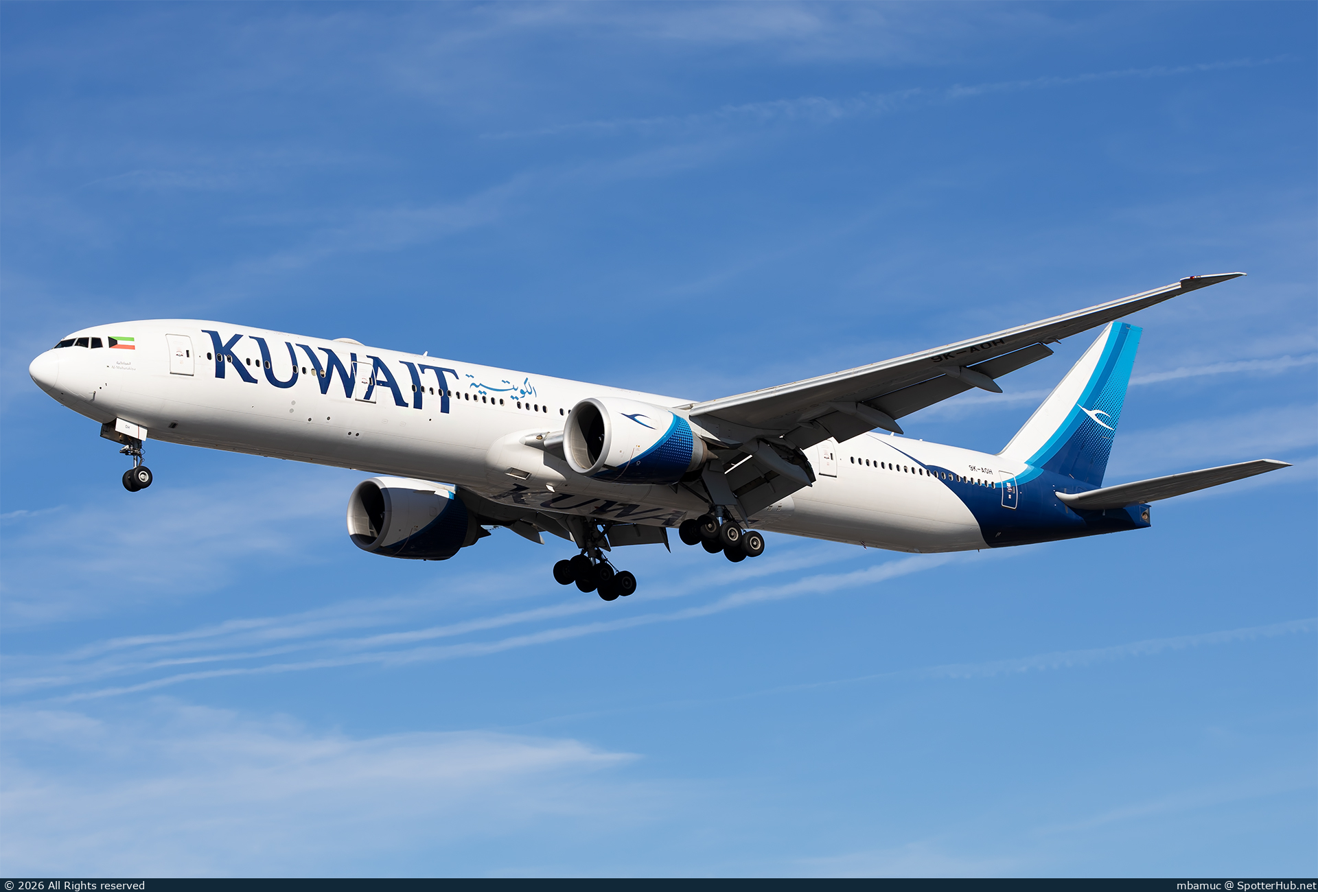 Photo of 9K-AOH - Boeing 777-369(ER) operated by Kuwait Airways