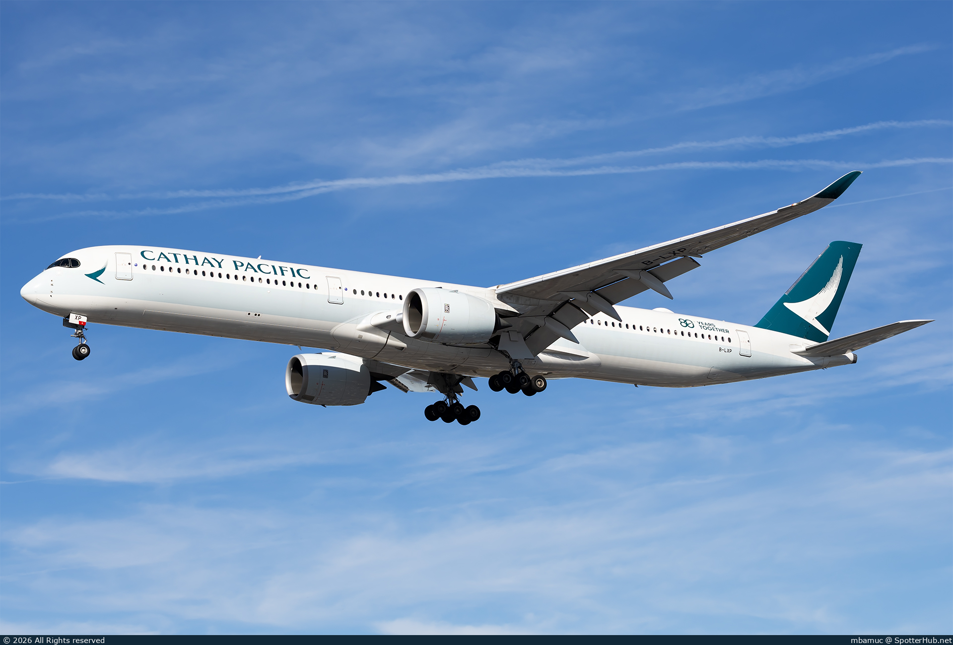 Photo of B-LXP - Airbus A350-1041 operated by Cathay Pacific Airways