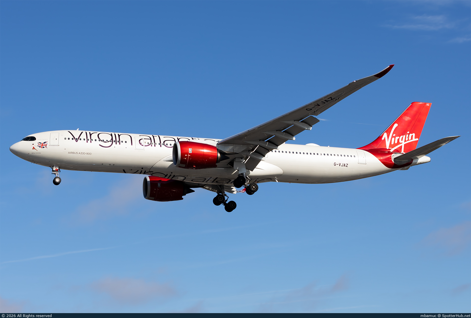 Photo of G-VJAZ - Airbus A330-941 operated by Virgin Atlantic Airways